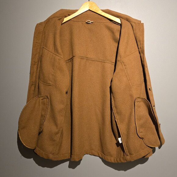 Vintage 90s a.n.a Brown Wool Blend Shacket Size XXL (fits like Men's M/L) - Picture 6 of 9